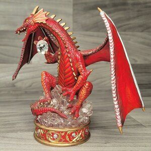 Youngblood The Guardian Treasure Dragons Collection Numbered Sculpture Red 6"